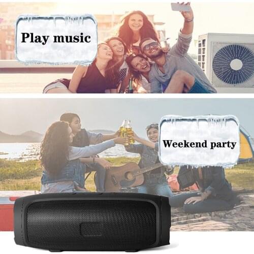 Portable Wireless Bluetooth Speaker Stereo Sound Bar TF FM Radio Subwoofer Column Speakers for Computer Phones