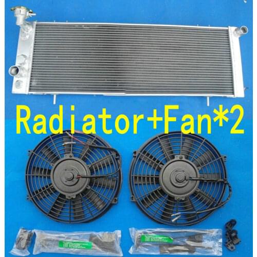 ALLOY ALUMINUM RADIATOR 1991-2001 FOR Jeep Cherokee XJ/Wagoneer Truck/COMANCHE+FAN*2