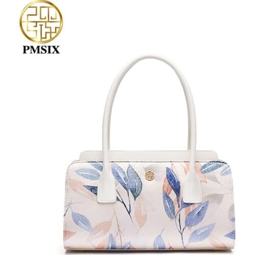 Pmix Luxury Designer Silk Handbags For Women Fashion High Quality ladies Shoulder Bag Vintage Floral Printing Classic Bags