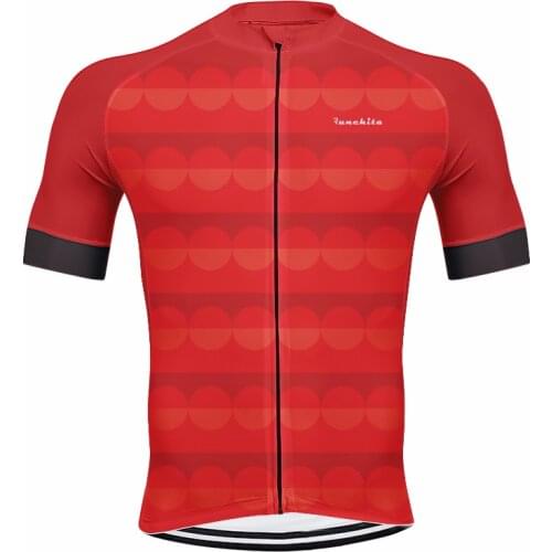 RUNCHITA Cycling team Clothing Bike jersey Quick Dry Mens Bicycle shirts short sleeves pro Cycling Jerseys gel bike top Maillot