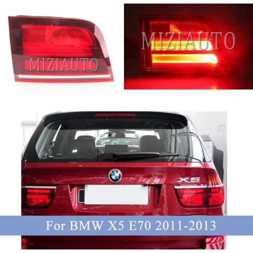 MIZIAUTO 1PCS Tail Light Inner side For BMW X5 E70 3.0d 3.0sd 3.0si 3.5d 4.8 2011-2013 Rear Tail Lamp Car Assembly Brake Light