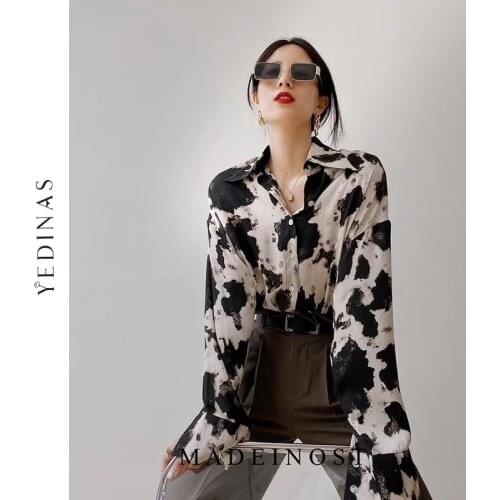 Леопардовые блузки Yedinas China At AliExpress