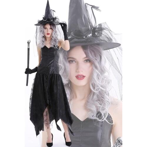 Plus Size Women Sexy Witch Costume Halloween Sexy Adult Witch Cosplay Woman Carnival Fantasia Fancy Dress Female Funny Outfits