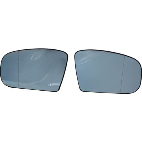 1 Pair Right with Left Side Rearview Heated Mirror Glass for Mercedes Benz S-Class W220 1998-2002 2208100421 2208100321
