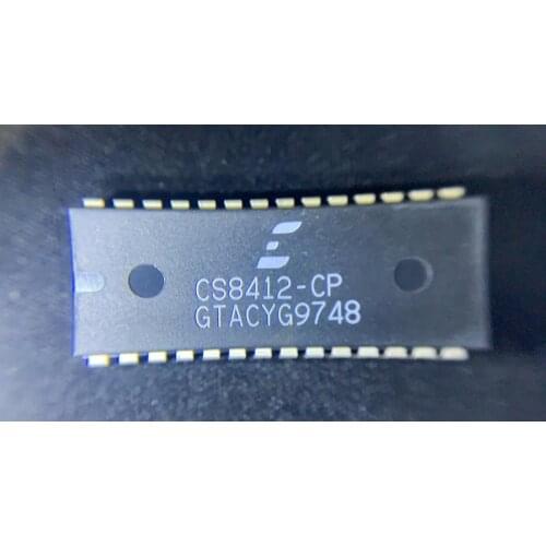 3pcs/lot CS8412-CP CS8412 DIP-28 NEW Original free shipping