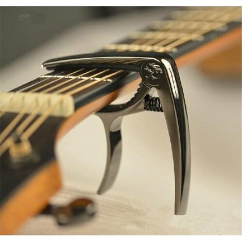 1pcs Musical instruments Violin Ukulele Bass Folk Classical Electric Guitar Capo clamp Guitar Parts accessories