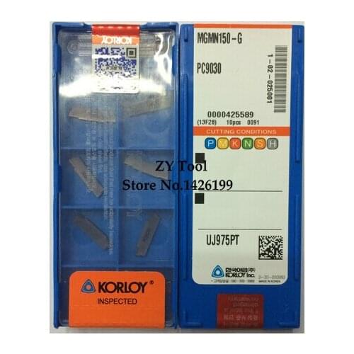 10 PCS * MGMN150 - G PC9030 free shipping high-quality double stainless steel cutting blade, CNC carbide insert