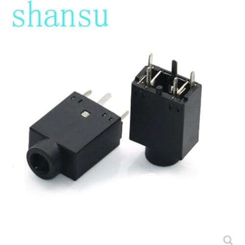10pcs The power socket PJ-358 vertical 180 degrees Audio socket PJ358 The aperture=3.5 Headphone socket