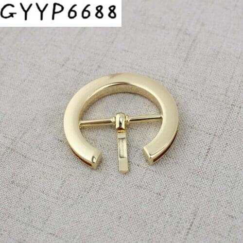 2pcs 30pcs 31mm adjusting Round pin buckle screw brass metal belt buckle for DIY dog collars bags purse belt accessories