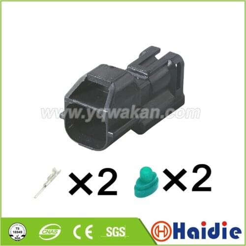 5sets 2 Reversing Radar Probe Sensor Socket Plug auto waterproof electric cable connector 7182-8720-30
