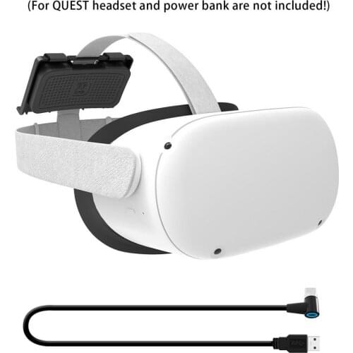 VR Power Bracket Fixing Holder for Oculus Quest 1/2 VR Power Bank Fixing Bracket Battery Holder Portable VR Power Back Clip