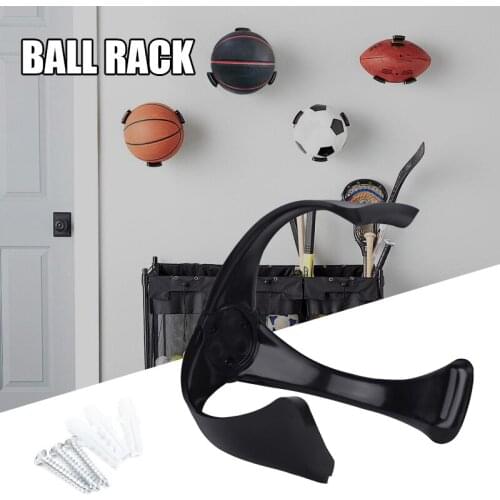 Hot Wall Mounted Ball Holder Drilling Installation Claw Rack Household Balls Storage Display Shelf for Soccer Volleyball N66