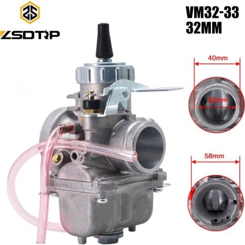 ZSDTRP Motorcycle Carburetor For MIKUNI VM VM32-33 32 mm 42-6010 13-5003 13-5003 Racing Carburetor Carb VM32-33