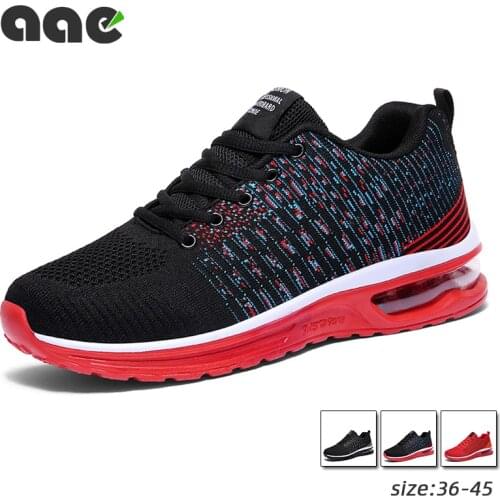 2021 NEW Men Sneakers Air Cushion Running Sports Shoes Mesh Breathable Casual Shoes Women Plus Size 45 Zapatillas De Deporte