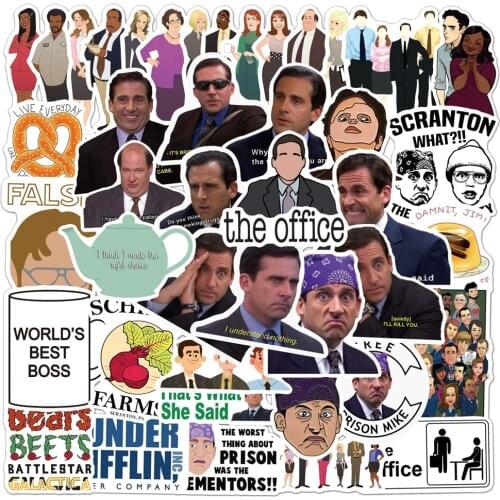 10/50PCS TV Show Office Stickers DIY Skateboard Fridge Phone Guitar Travel Snowboard Motorcycle Luggage Classic Toy Stickers