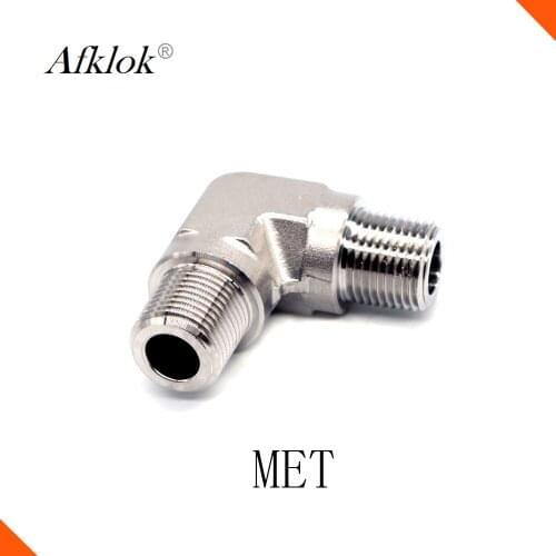 Stainless 90 Degree 1/8" Male Elbow Pipe Steel Fittings