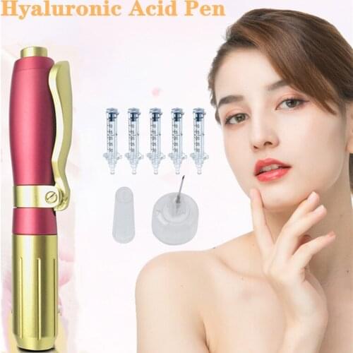 Facial Skin Rejuvenation Hyaluronic Acid Pen Anti Wrinkle Atomizer Hyaluronic Pen with Ampoule Head with Needle