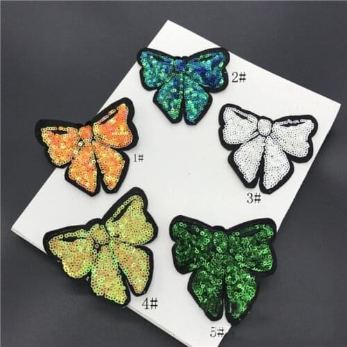 Wholesale 20pcs 8*7.5cm Embroidered Sewing On Patch Iron-On Patch Stickers For Clothes Sewing Fabric Applique Supplies YH152