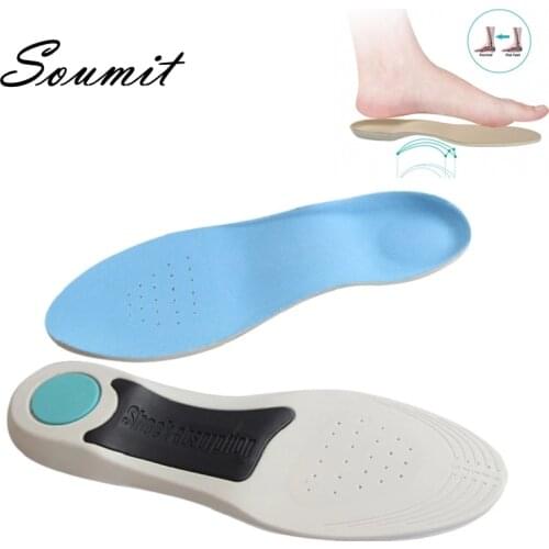 Orthopedic Insoles for Shoes Men Women Flat Foot Arch Support Shoe Inserts Comfort Shoe Inner Sole Sports Running Shoes Cushion