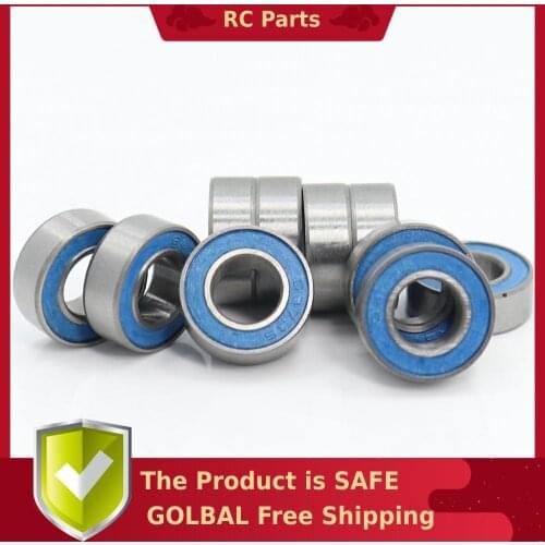 687RS Bearing 10 PCS 7x14x5 mm ABEC-3 Hobby Electric RC Car Truck 687 RS 2RS Ball Bearings 687-2RS Blue Sealed