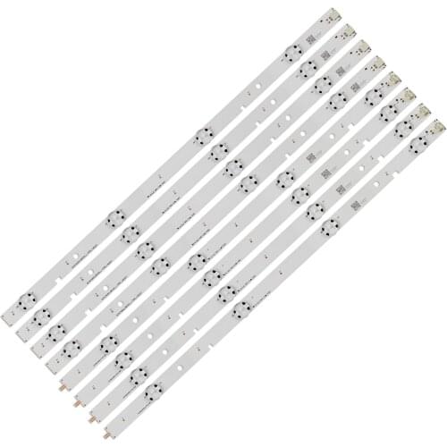 LED Backlight strip 8 lamp for Toshiba 47"TV 47L6353DB 47L6453DB SVT470A53_REV05_R SVT470A53_REV05_L LC480DUJ-SGE1 TL470FS46-L