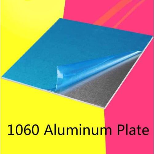 1060 Aluminum Flat Plate Board 1/2/3/4/5mm Machinery Parts Pure Aluminum Sheet Customizable Electrical Application DIY Material