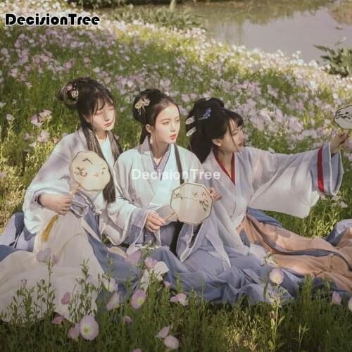 2021 ancient chinese costume fairy cosplay hanfu tang dynasty red wedding traditional chinese folk dress for women year clothes