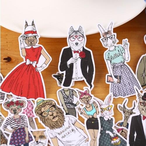 22pcs Creative kawaii Self-made Retro hand painted clothes skirt Daily Stickers/ Beautiful Stickers /Decorative Sticker /DIY C