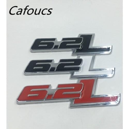 3 Colors Option For 2011-2015 Chevy Camaro 6.2L Hood Fender Metal Emblem Badge Nameplate Decal