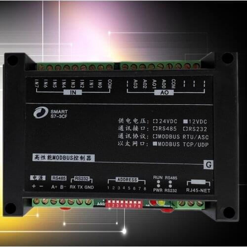 4-channel analog output 8-channel digital input RS485 module 0-4-20mA 0-5-10V output