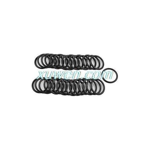 50 Pcs Automobile Black NBR O Rings Oil Seal Washers 30mm x 3mm x 24mm