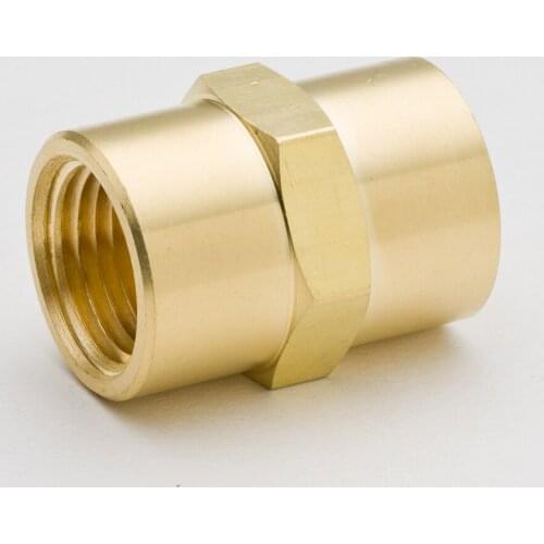 50PCS Legines Brass Pipe Fitting Hex Coupling Coupler 1/8" NPT Female Thread Plumb Water Gas Quick Connector