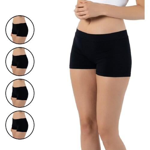 FORMeasy 4 Pack Black Seamless Short Panty