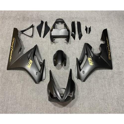 For Triumph Daytona 675 2006 2007 2008 motorcycle ABS injection body fairing kit, Daytona 06 07 08 Body protection, matte black