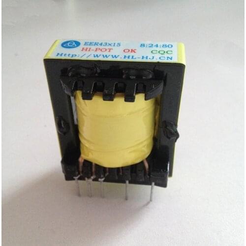 Inverter welding machine high-frequency transformer EER43X15 / 8: 24: 80 arc welding arc plate with step-up transformer