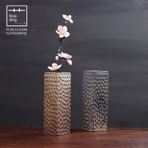 Ceramic Flower Insert Japanese Style Mini Vase Office Home Furnishings Ceramic Small Ornaments Garden Pots Patio Decoration