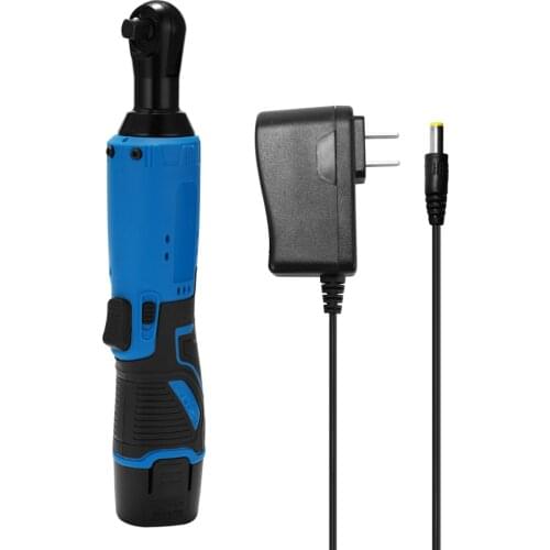 40Nm Cordless Electric Wrench 12V Lithium Battery 3/8 Inch Cordless Ratchet Wrench 90 Degree Wrenches Impact Wrench Power Tools