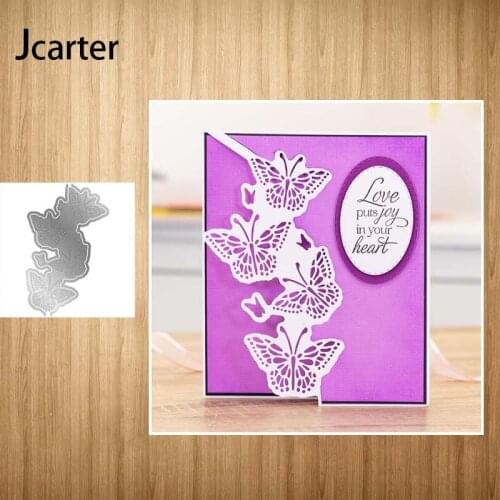 2021 New beautiful Butterfly Metal Cutting Dies Shape for Scrapbooking Craft Die Cut Stencil Card Make Mould Sheet Decor Design