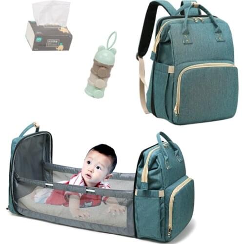 Portable Bassinet For Baby Foldable Baby Bed Bag Newborn Travel Indoor Bed Backpack Bed Breathable Infant Sleeping Basket