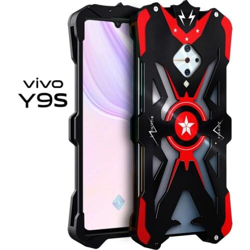 For Bbk Vivo Y9s Original Zimon Shockproof Heavy Duty Armor Metal Aluminum Phone Case For Vivo Y9s Case