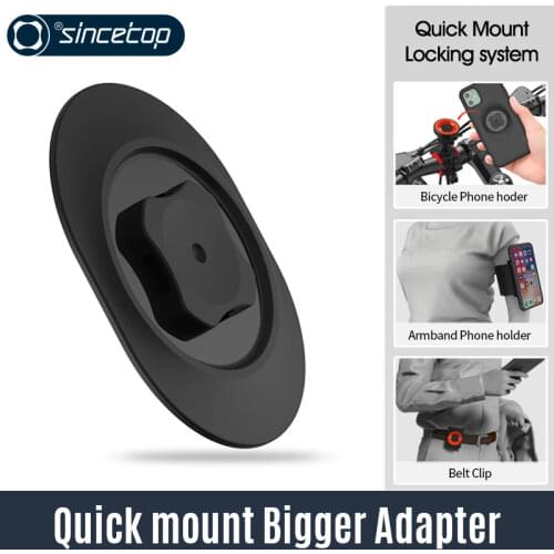 Universal Quick Mount Bigger Adapter Multi Purpose Phone Holder For Air-vent/Car/Bike/Belt Clip/Wall/Armband/Wristband Mount
