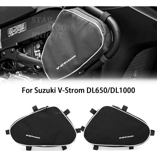For Suzuki V-Strom DL650 DL1000 For Givi For Kappa Motorcycle Frame Crash Bars Waterproof Bag Repair Tool Placement Bag