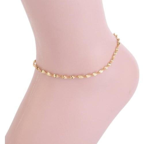 Women Ankel Bracelets Stainless Steel Anklets Heart and Heart Charm Cute Fashion Jewelry Factory Offer