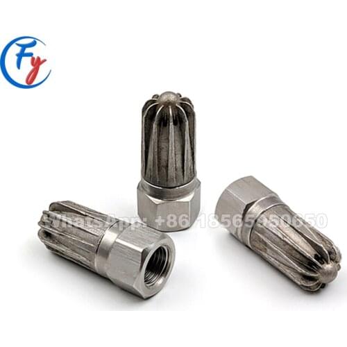 1/4" 208 low noise little air consumption compressed air sorting nozzle,ss304 1/4" Female thread two-piece design 209 air nozzle