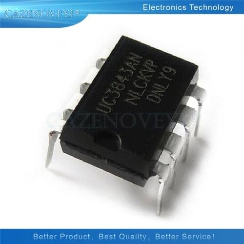 10pcs/lot UC3843AN UC3843A UC3843 DIP-8 In Stock