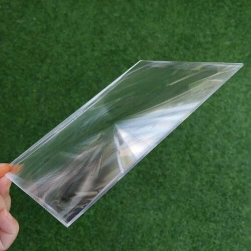 160x115mm Optical PMMA LED Condensing Fresnel Lens Focal Length 140mm DIY Projector Solar Concentrator 190x70mm Magnifying Lente