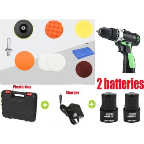 12V Lithium Battery chargable polish machine Car Polisher Cleaner Wireless Portable Adjustable speed Waxing Machine