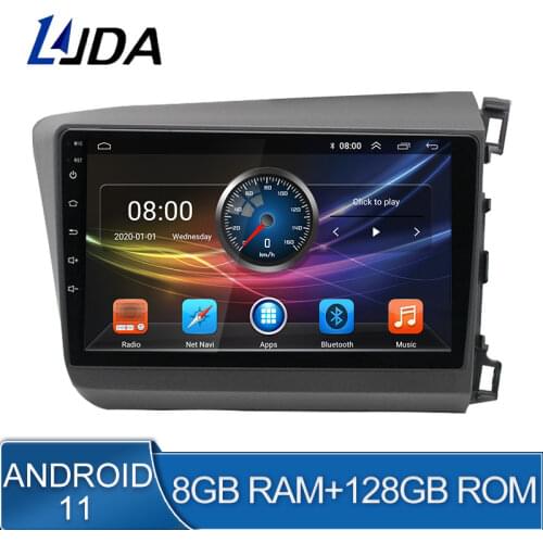 Android 10.0 Car Multimedia Player for HONDA CIVIC 2012-2015 4G WIFI DSP GPS Navigation Autoaudio Stereo 2 Din Car Radio 4GB 64G