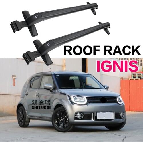 2Pcs Roof Bars for SUZUKI IGNIS III (MF)2016 2017 2018 2019 2020 Aluminum Alloy Side Bars Cross Rails Roof Rack Luggage Carrier