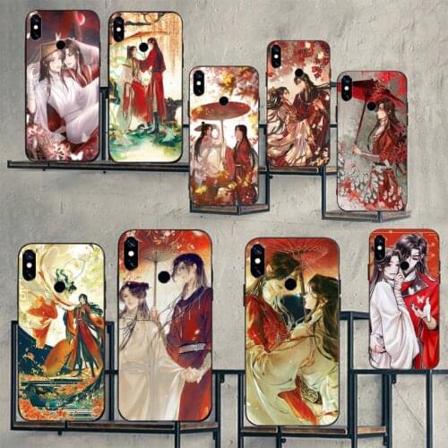 Heaven Officials Blessing anime Phone Cases For Xiaomi Redmi note 7 8 9 t k30 max3 9 s 10 pro lite Luxury brand shell